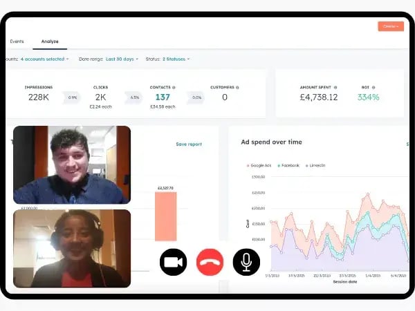 Josh-and-Tarin-Showing-PPC-Ads-Performance